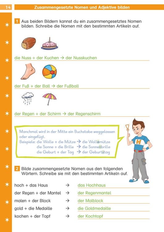 Produktbild: Die Deutsch-Helden Grammatik 3. Klasse