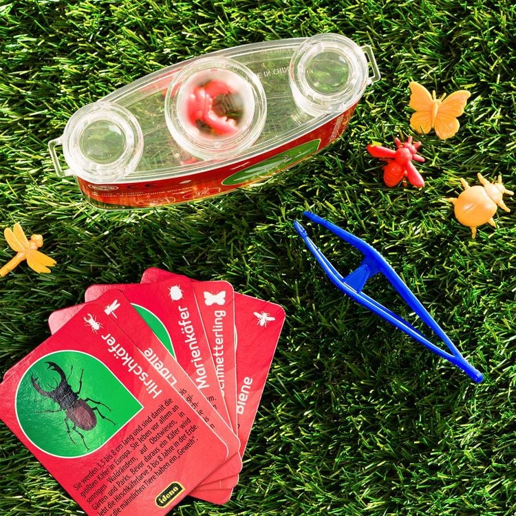 Produktbild: Idena Insekten Sammelbox mit 3 Lupen