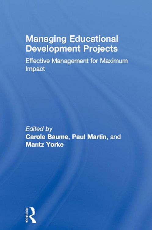 Produktbild: Managing Educational Development Projects