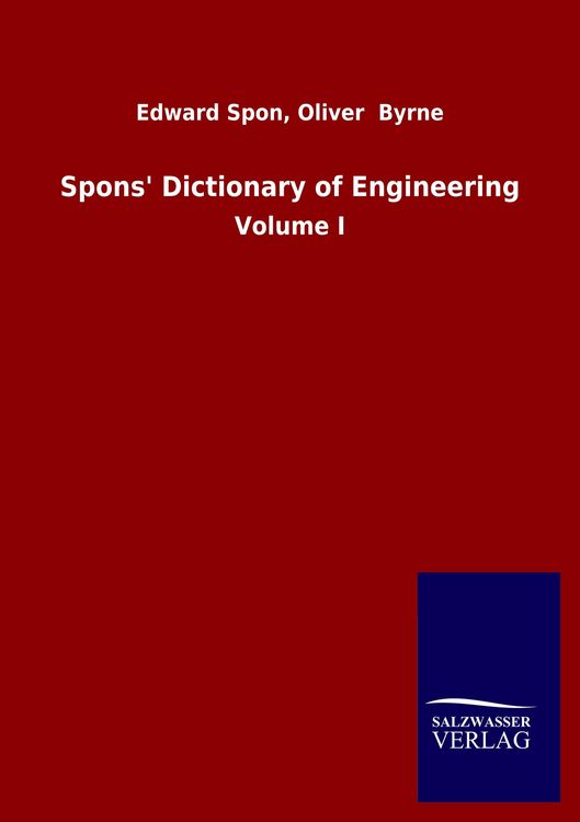 Produktbild: Spons' Dictionary of Engineering