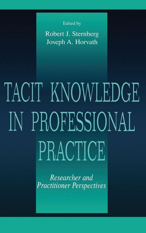 Produktbild: Tacit Knowledge in Professional Practice