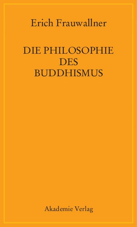 Produktbild: Die Philosophie des Buddhismus