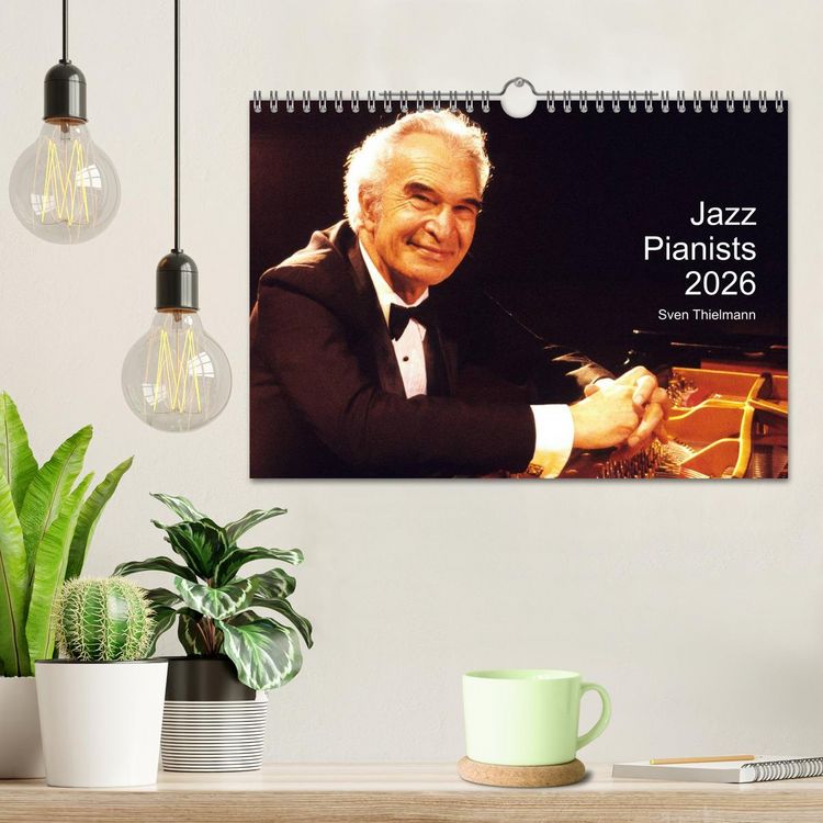 Produktbild: Jazz Pianists 2026 (Wall Calendar 2026 DIN A4 landscape), CALVENDO 12 Month Wall Calendar