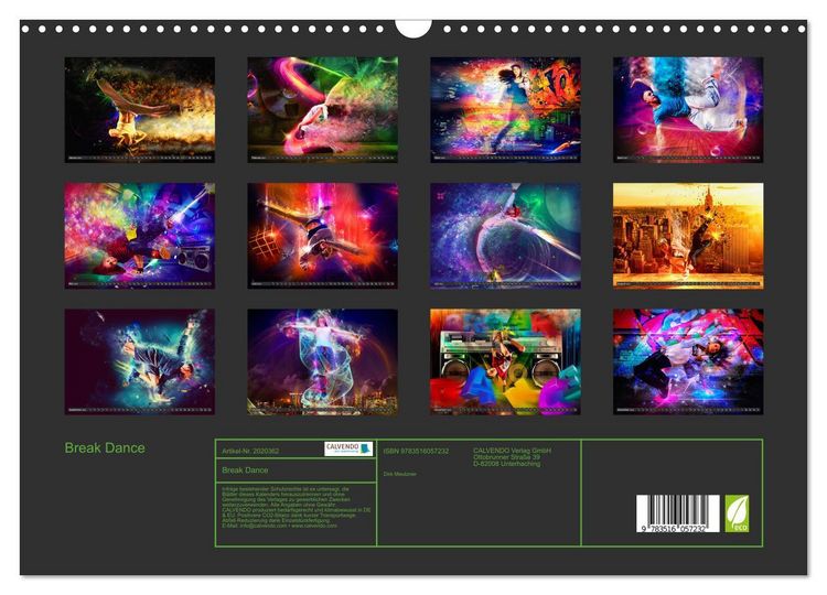 Produktbild: Break Dance (Wandkalender 2026 DIN A3 quer), CALVENDO Monatskalender