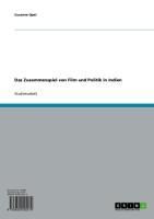 Produktbild: Das Zusammenspiel von Film und Politik in Indien