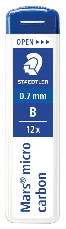 Produktbild: STAEDTLER Feinmine Mars&reg; micro carbon 250 0,7mm B, 12er Set