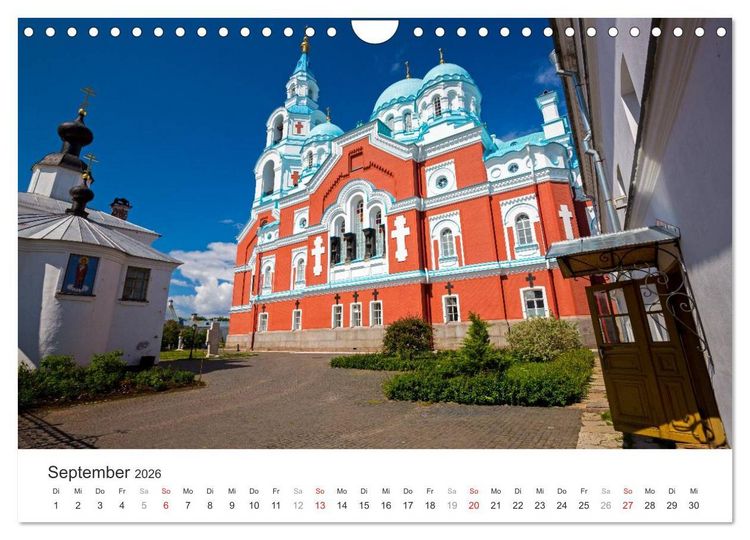Produktbild: Russlands Norden 2026 (Wandkalender 2026 DIN A4 quer), CALVENDO Monatskalender