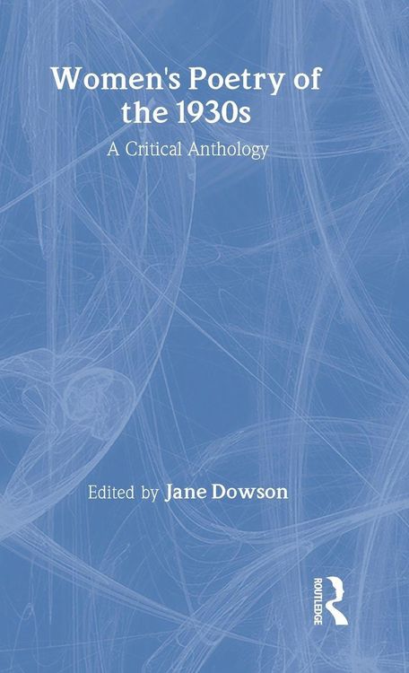 Produktbild: Women's Poetry of the 1930s
