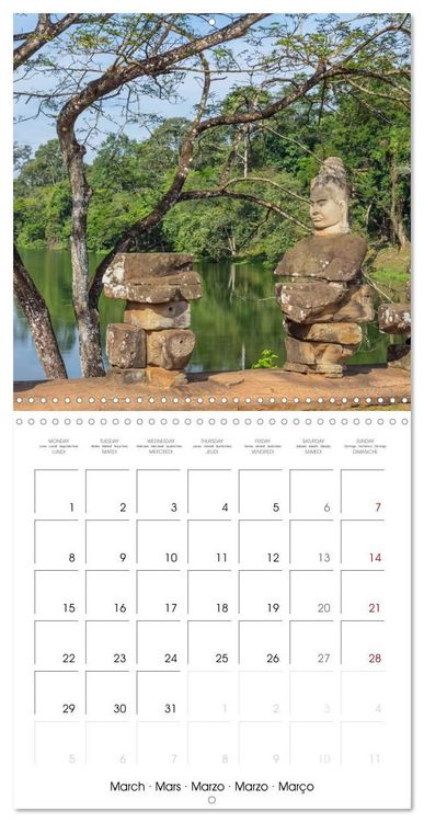 Produktbild: ANGKOR, TEMPLE IN THE JUNGLE (Wall Calendar 2027 12 &times; 12 Inch) CALVENDO 12 Month Wall Calendar