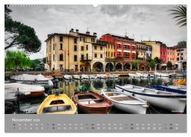 Produktbild: Italienische Momente (hochwertiger Premium Wandkalender 2026 DIN A2 quer), Kunstdruck in Hochglanz