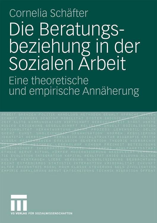 Produktbild: Die Beratungsbeziehung in der Sozialen Arbeit