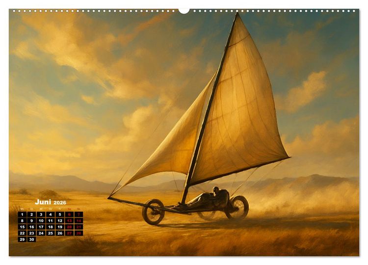 Produktbild: Wind bewegt die Welt (Wandkalender 2026 DIN A2 quer), CALVENDO Monatskalender