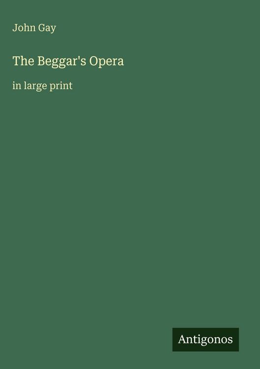 Produktbild: The Beggar's Opera