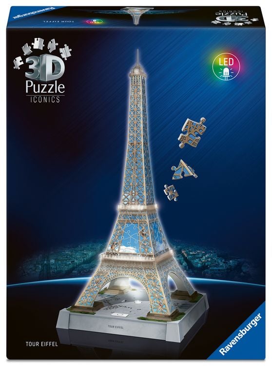 Produktbild: 3D Puzzle Iconics: Eiffelturm - mit Licht
