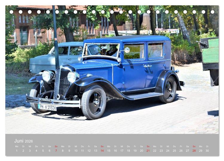 Produktbild: OLDTIMER-Event (Tischkalender 2026 DIN A5 quer), CALVENDO Monatskalender