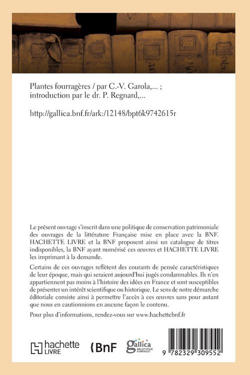 Produktbild: Plantes fourrag&egrave;res
