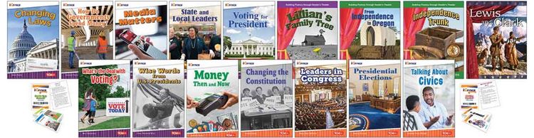 Produktbild: Understanding American Voting, Elections, Laws and Leaders 16-Book Set Plus 2-Card Decks for Grades 4-5