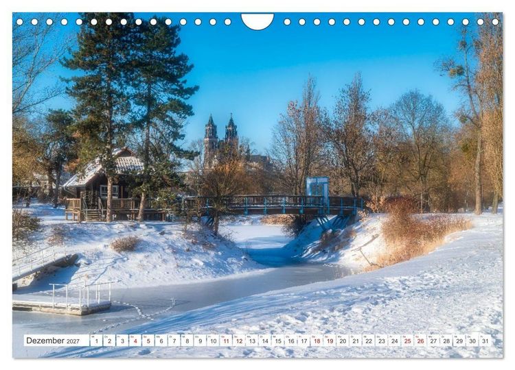Produktbild: Domperspektiven: Magdeburger Dom - Neu gesehen 2027 (Wandkalender 2027 DIN A4 quer), CALVENDO Monatskalender