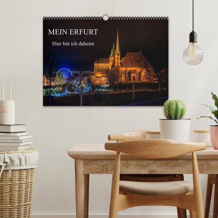 Produktbild: Mein Erfurt - Hier bin ch zu Hause (Wandkalender 2027 DIN A3 quer), CALVENDO Monatskalender