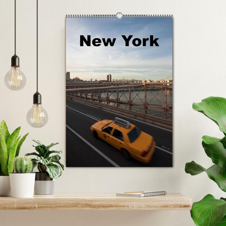 Produktbild: New York (Wandkalender 2026 DIN A2 hoch), CALVENDO Monatskalender