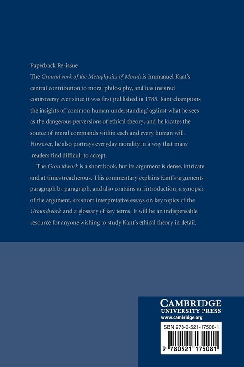 Produktbild: Kant's Groundwork of the Metaphysics of Morals