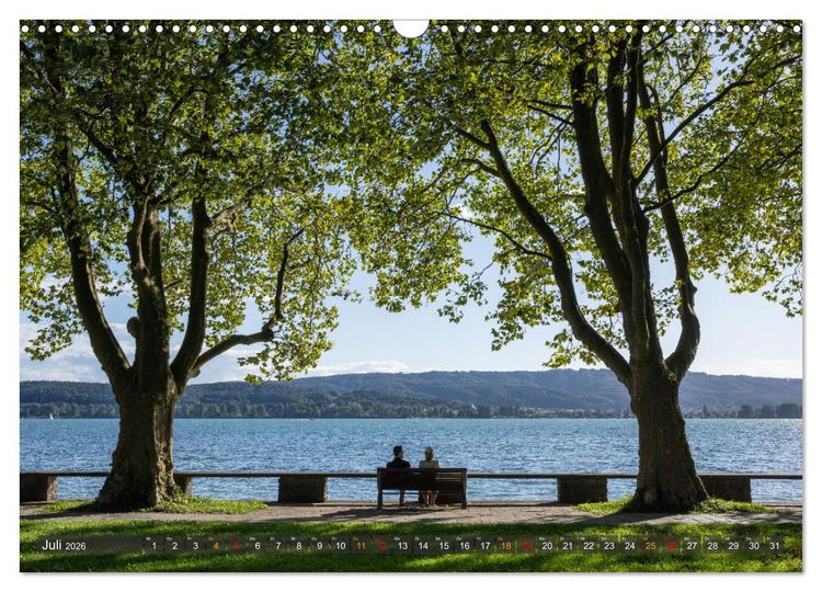 Produktbild: Die Halbinsel Mettnau - Erholungsort im Bodensee (Wandkalender 2026 DIN A3 quer), CALVENDO Monatskalender