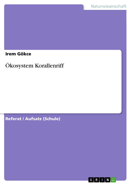 Produktbild: &Ouml;kosystem Korallenriff