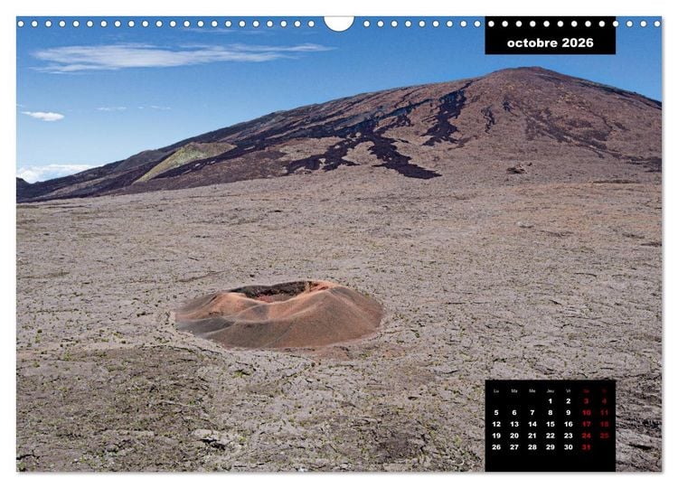 Produktbild: Paysages de l'&icirc;le de La R&eacute;union (Calendrier mural 2026 DIN A3 vertical), CALVENDO calendrier mensuel