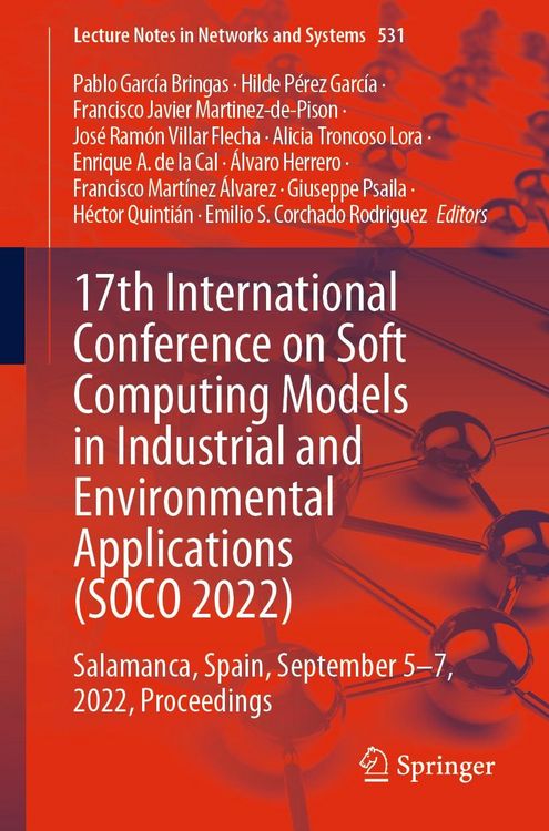 Produktbild: 17th International Conference on Soft Computing Models in Industrial and Environmental Applications (SOCO 2022)