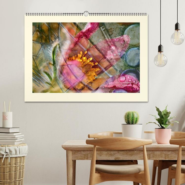 Produktbild: Fotografie trifft Malerei (Wandkalender 2026 DIN A2 quer), CALVENDO Monatskalender