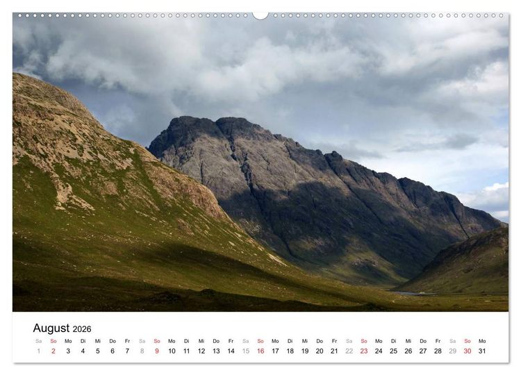 Produktbild: Wildes Schottland 2026 (Wandkalender 2026 DIN A2 quer), CALVENDO Monatskalender