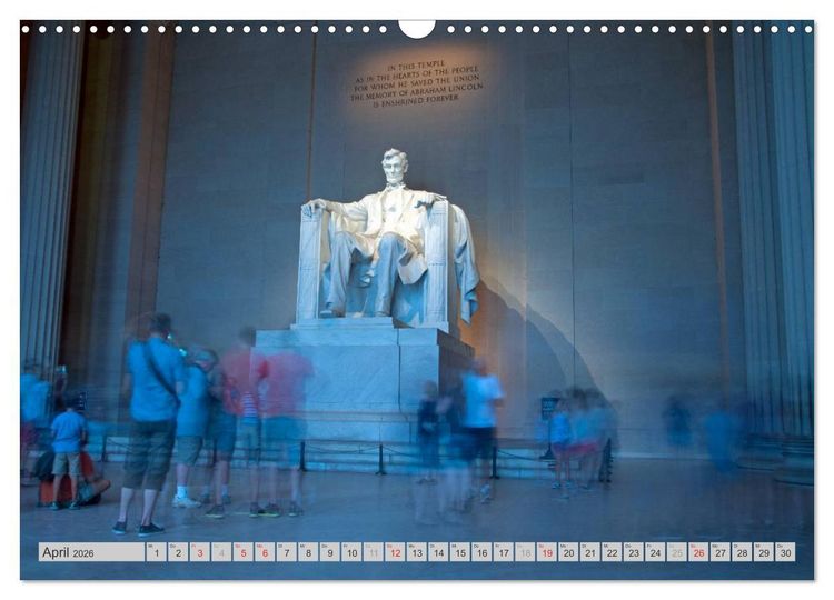 Produktbild: Washington D.C. (Wandkalender 2026 DIN A3 quer), CALVENDO Monatskalender