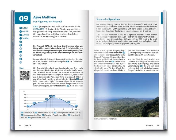 Produktbild: KOMPASS Wanderf&uuml;hrer Korfu mit Paxos und den Diapontischen Inseln, 40 Touren mit Extra-Tourenkarte