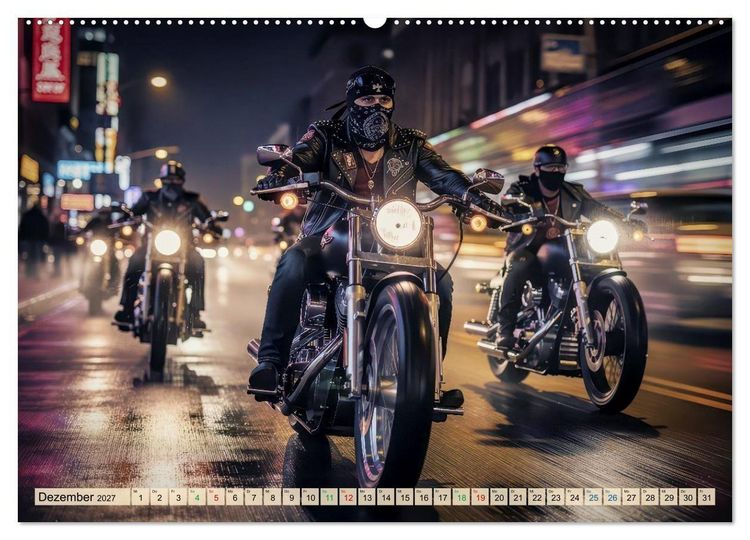 Produktbild: Rockergl&uuml;ck (Wandkalender 2027 DIN A2 quer), CALVENDO Monatskalender