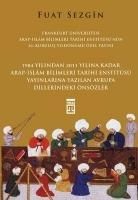 Produktbild: &Ouml;ns&ouml;zler - Frankfurt &Uuml;niversitesi Arap - Islam Bilimleri Tarihi Enstit&uuml;s&uuml; &Ouml;zel Yayini