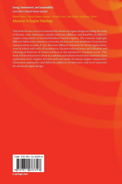 Produktbild: Advances in Engine Tribology