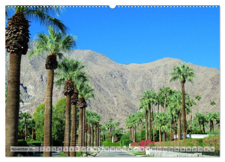 Produktbild: Palm Springs und Umgebung (hochwertiger Premium Wandkalender 2026 DIN A2 quer), Kunstdruck in Hochglanz