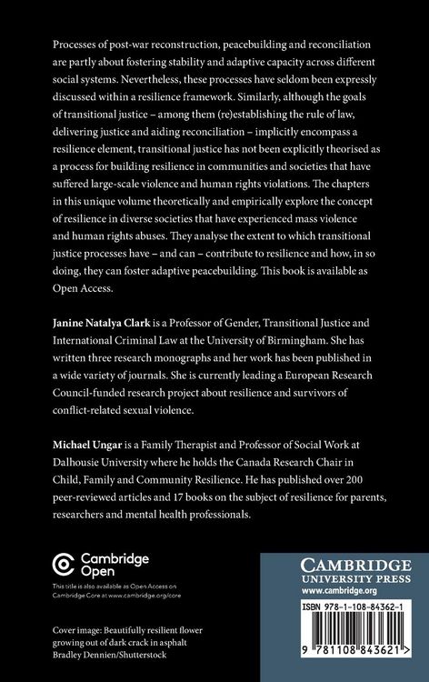 Produktbild: Resilience, Adaptive Peacebuilding and Transitional Justice