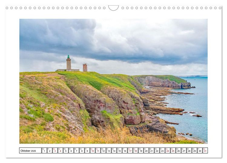 Produktbild: Malerische Bretagne - facettenreiche Region (Wandkalender 2026 DIN A3 quer), CALVENDO Monatskalender