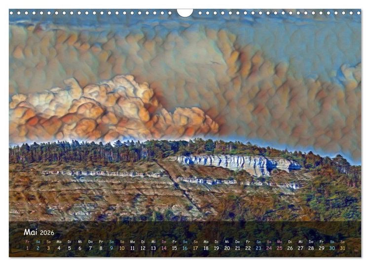 Produktbild: Surreales Farbspiel (Wandkalender 2026 DIN A3 quer), CALVENDO Monatskalender