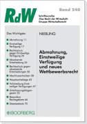 Produktbild: Abmahnung, Einstweilige Verf&uuml;gung und neues Wettbewerbsrecht
