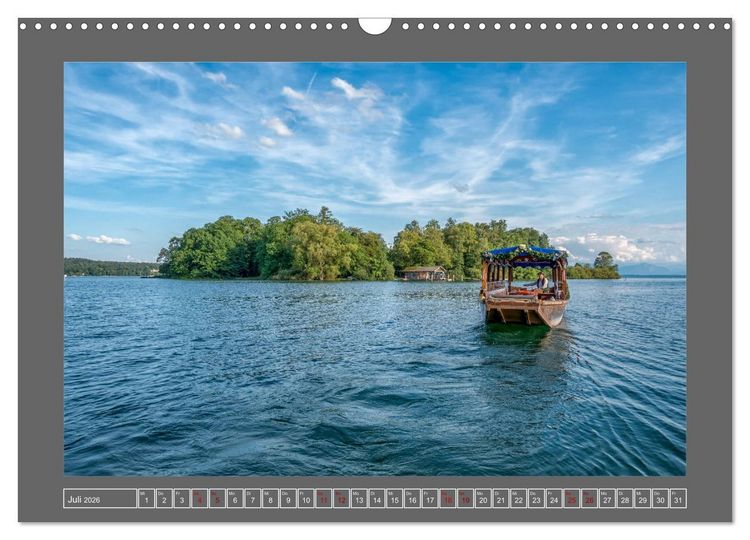 Produktbild: Impressionen vom Starnberger See II (Wandkalender 2026 DIN A3 quer), CALVENDO Monatskalender