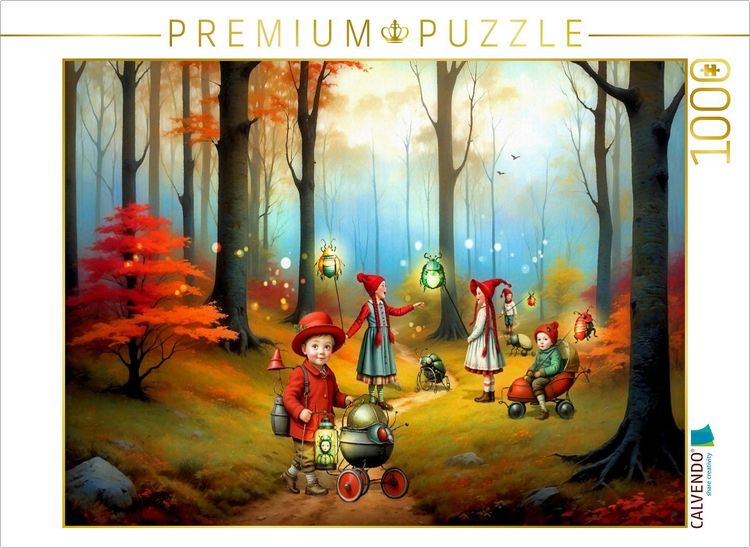 Produktbild: CALVENDO Puzzle Laternenumzug | 1000 Teile Lege-Gr&ouml;&szlig;e 64x48cm Foto-Puzzle f&uuml;r gl&uuml;ckliche Stunden