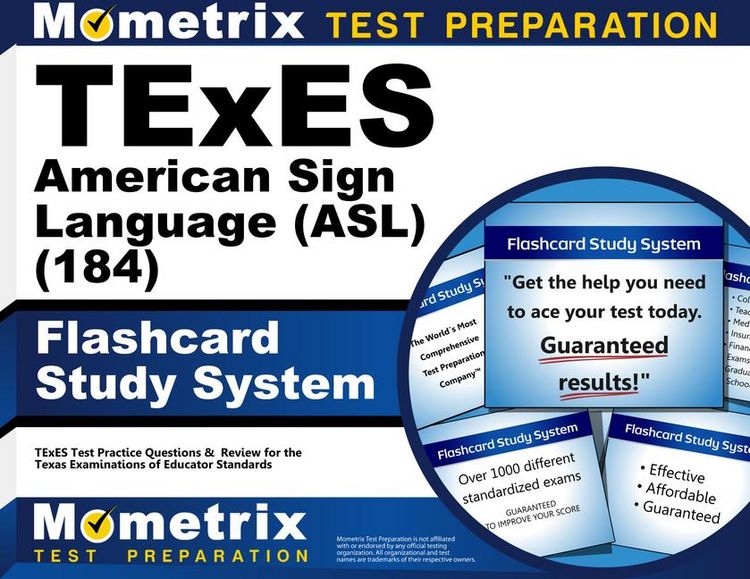 Produktbild: TExES American Sign Language (Asl) (184) Flashcard Study System
