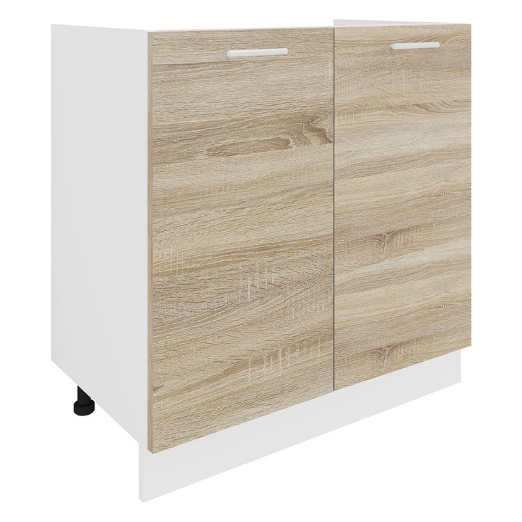Produktbild: Sp&uuml;lunterschrank Breite 80 cm Sp&uuml;lenschrank Esilo