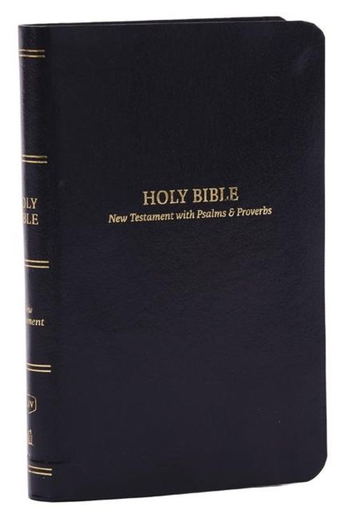 Produktbild: KJV Holy Bible: Pocket New Testament with Psalms and Proverbs, Black Leatherflex, Red Letter, Comfort Print: King James Version