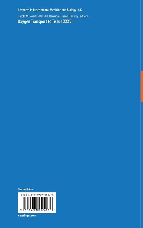 Produktbild: Oxygen Transport to Tissue XXXVI