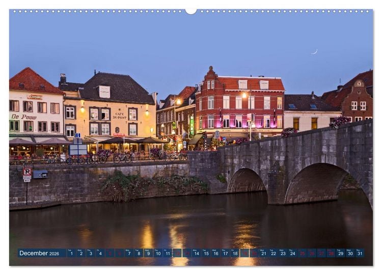 Produktbild: LOVELY ROERMOND (High Quality Premium Wall Calendar 2026 DIN A2 landscape),CALVENDO 12 Month Wall Calendar