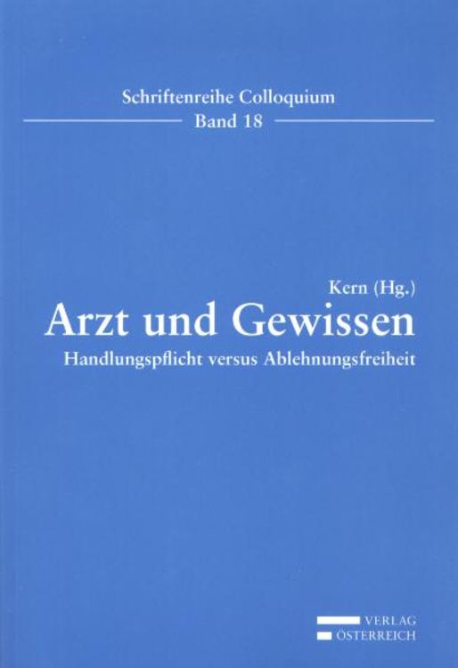 Produktbild: Arzt und Gewissen