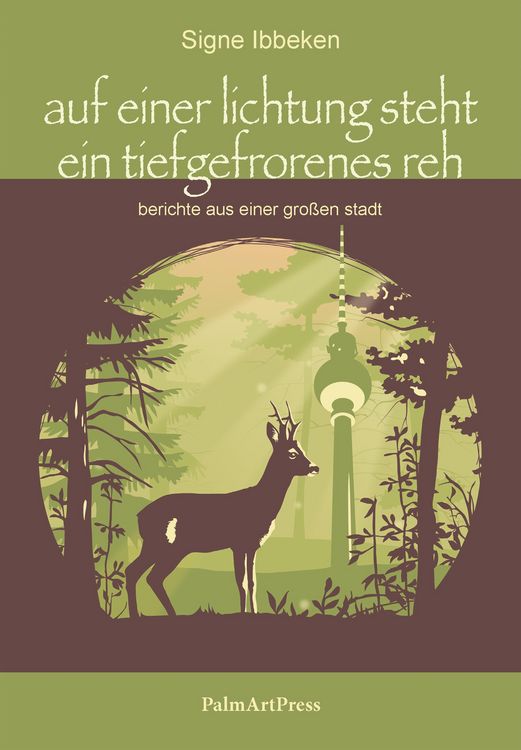 Produktbild: Auf einer lichtung steht ein tiefgefrorenes reh